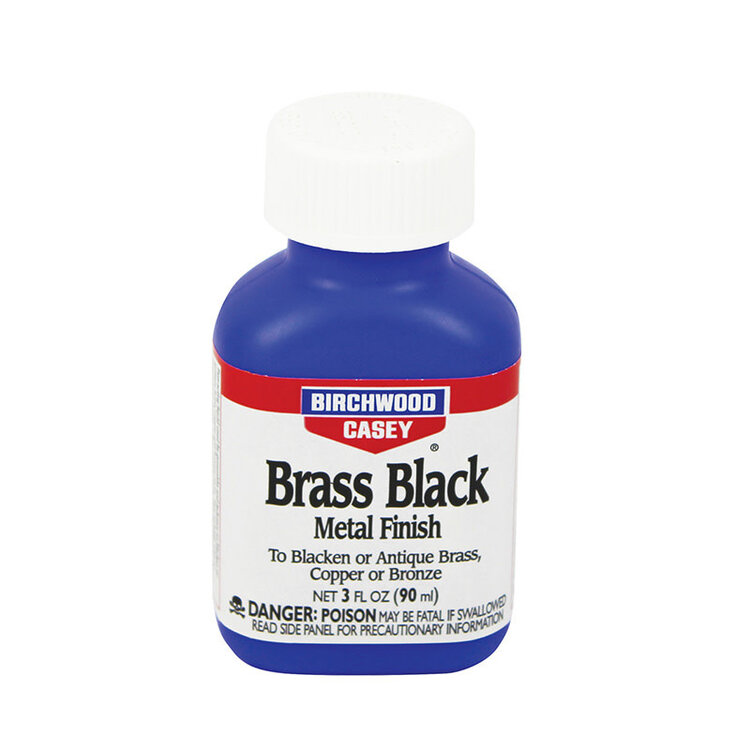BIRCHWOOD CASEY METAL FINISH BRASS BLACK 3 OZ