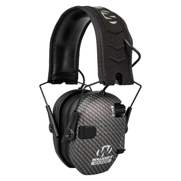 WALKER'S RAZOR SLIM ELECTRONIC MUFF-CARBON