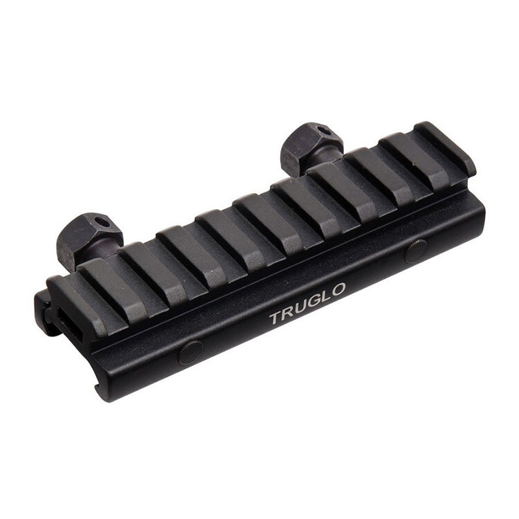 TRUGLO PICATINNY STYLE 1/2" RISER 1 PIECE