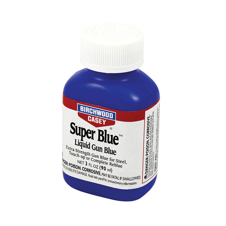 BIRCHWOOD CASEY BIRCHWOOD CASEY SUPER BLUE LIQUID GUN BLUE 3 OZ
