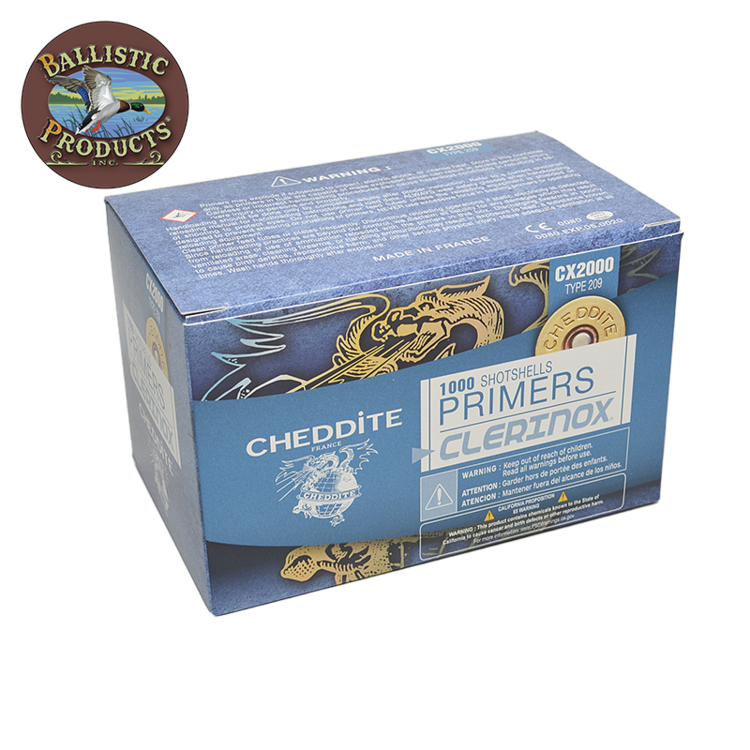 CHEDDITE CHEDDITE 209 PRIMERS CX2000 BRICK OF 1000