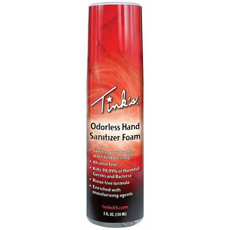 TINKS TINKS ODORLESS HAND SANITIZER FOAM 5oz