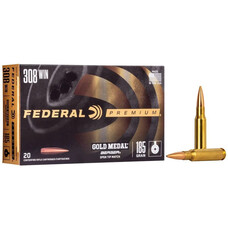 FEDERAL FEDERAL GOLD METAL 308 WIN 185GR JUGGERNAUT MATCH 20PK