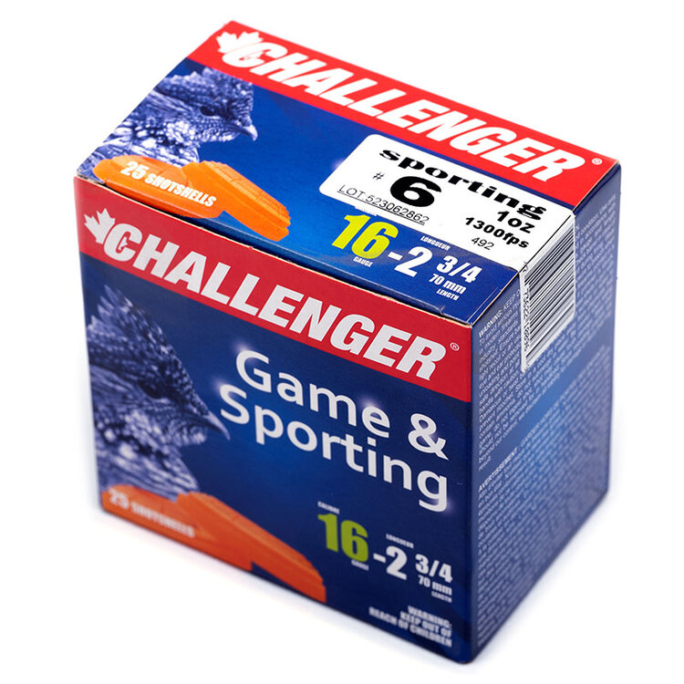 CHALLENGER CHALLENGER 16 GA SPORTING 1OZ #6