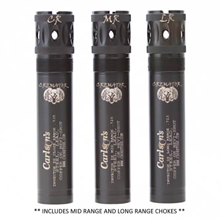 CARLSON'S BROWNING INVECTOR DS 12GA MIDRANGE AND LONG RANGE CREMATOR PORTED WATERFOWL CHOKE TUBES