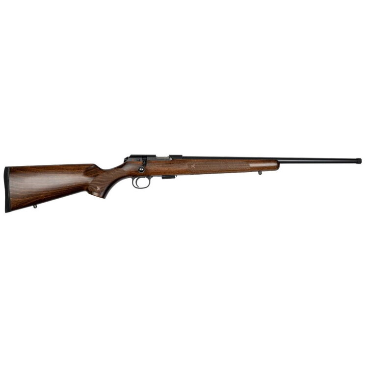 CZ 457 AMERICAN BEECH BOLT ACTION 22 LR, 20“  THREADED BARREL 1/2x20