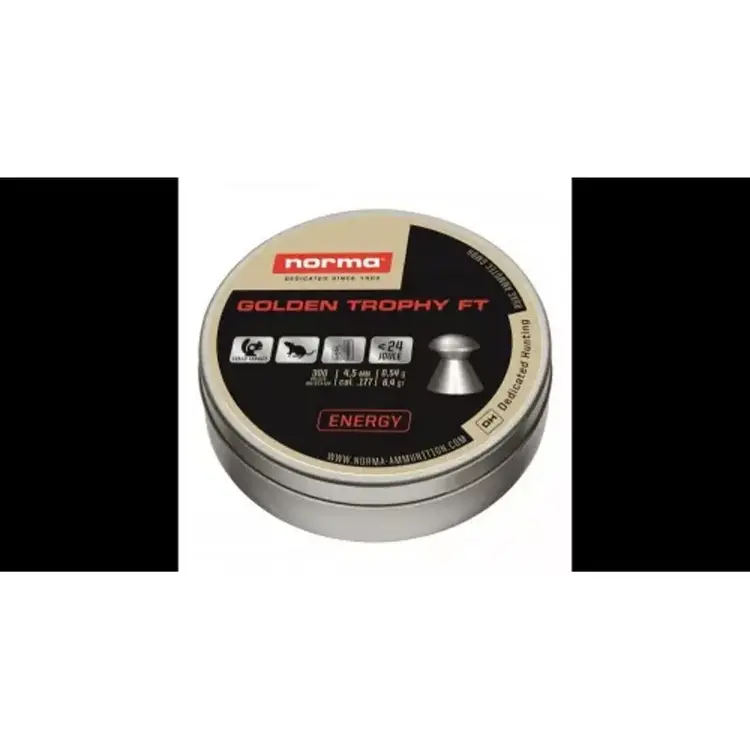 RWS RWS NORMA GOLDEN TROPHY FT 4.5MM 300Pk  .177 Pellets