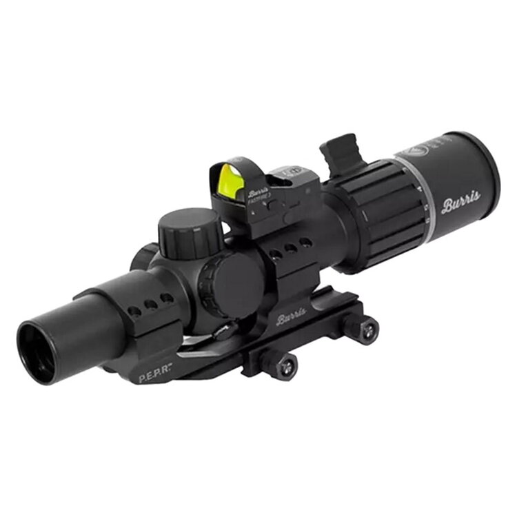 BURRIS RT-6 TACTICAL KIT 1-6X24MM ILLUM BALLISTIC AR RIFLE SCOPE FAST FIRE 3 RED DOT P.E.P.R CANT MOUNT