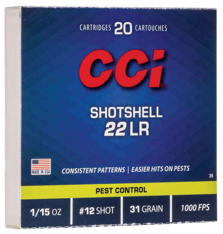 CCI CCI 22LR #12 SHOTSHELL 20RDS