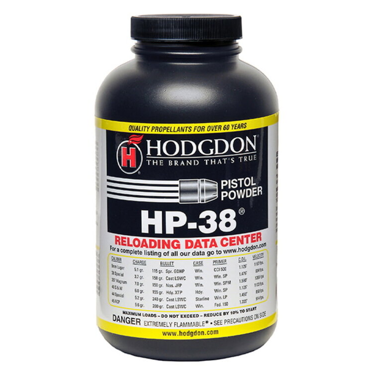 HODGDON HODGDON HP-38 PISTOL POWDER SPHERICAL 1LB