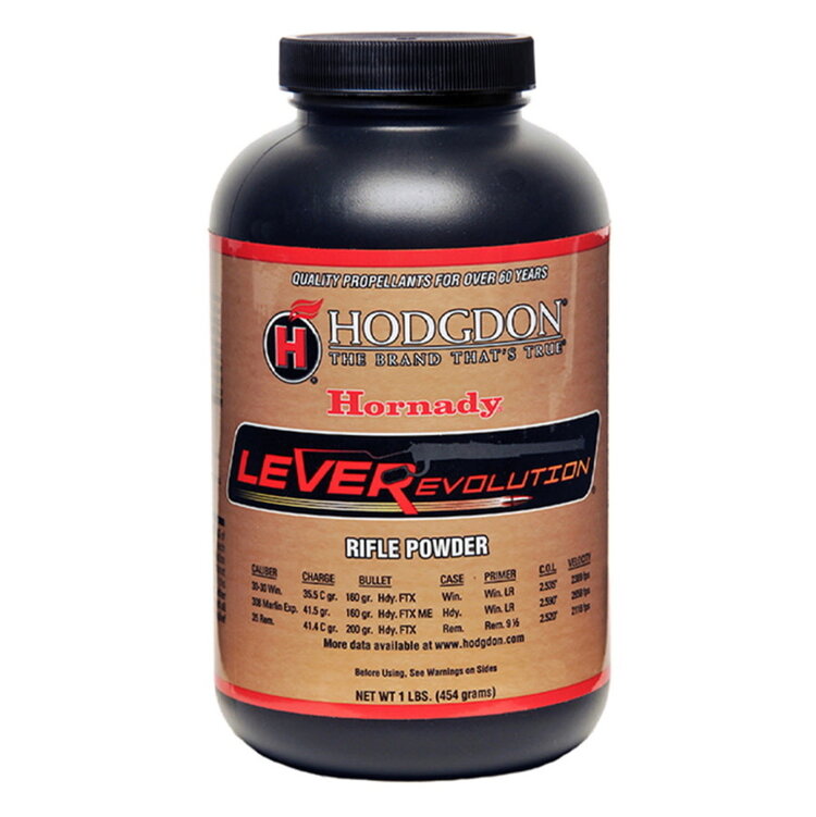 HODGDON HODGDON LEVEREVOLUTION RIFLE POWDER   SPHERICAL 1LB
