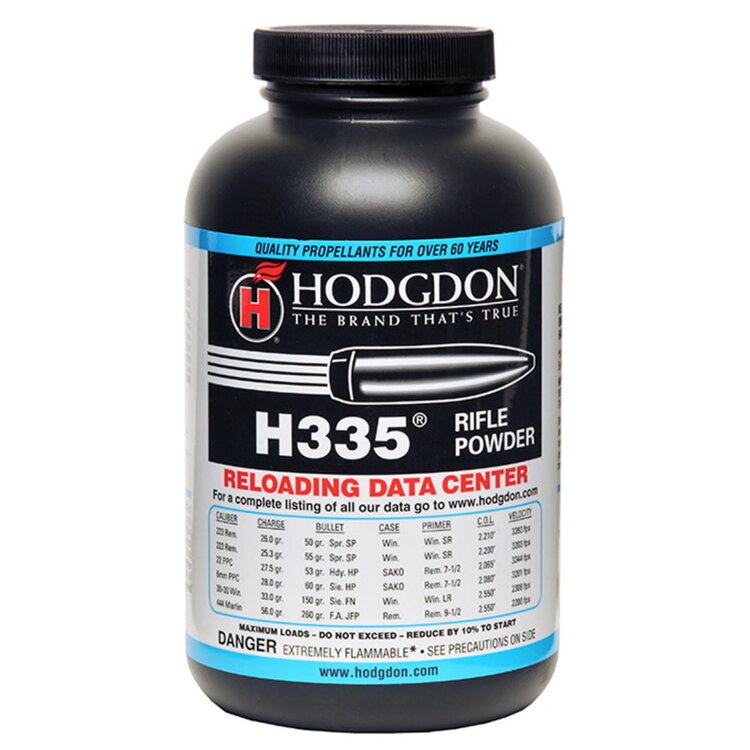 HODGDON HODGDON H335 RIFLE POWDER SPHERICAL  1 LB