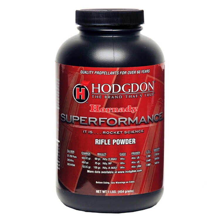 HODGDON HODGDON SUPERFORMANCE RIFLE POWDER 1LB