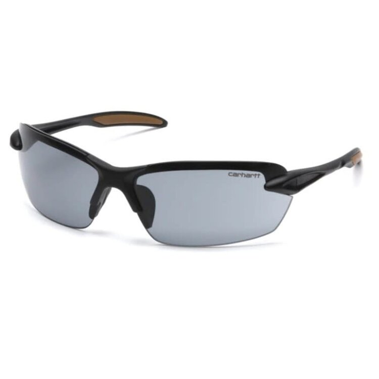 CARHARTT SPOKANE SAFETY GLASSES BLACK-TAN FRAME