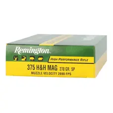 REMINGTON 375 H&H MAG 270GR SP 20RDS