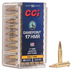CCI CCI AMMO 17 HMR GAMEPOINT 50PK