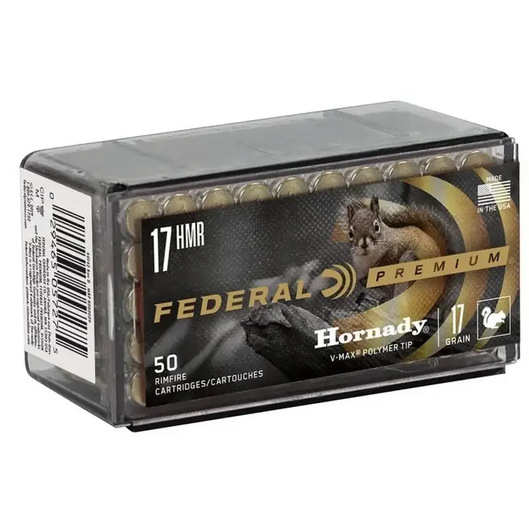 FEDERAL FEDERAL 17 HMR 17GR V MAX 2550FPS 50RDS