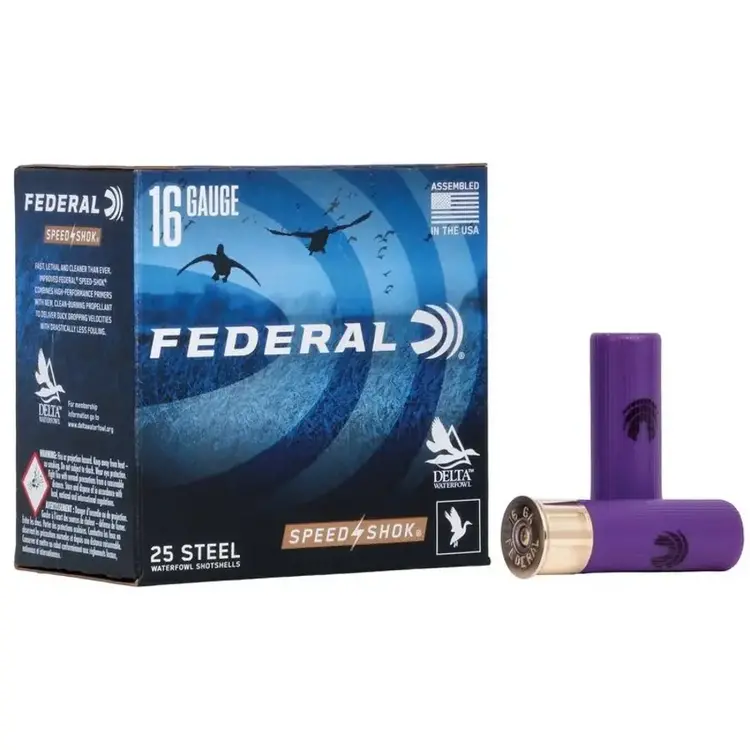 FEDERAL FEDERAL 16GA 2.75'' #2 STEEL 15/16OZ 1350 FPS 25RDS