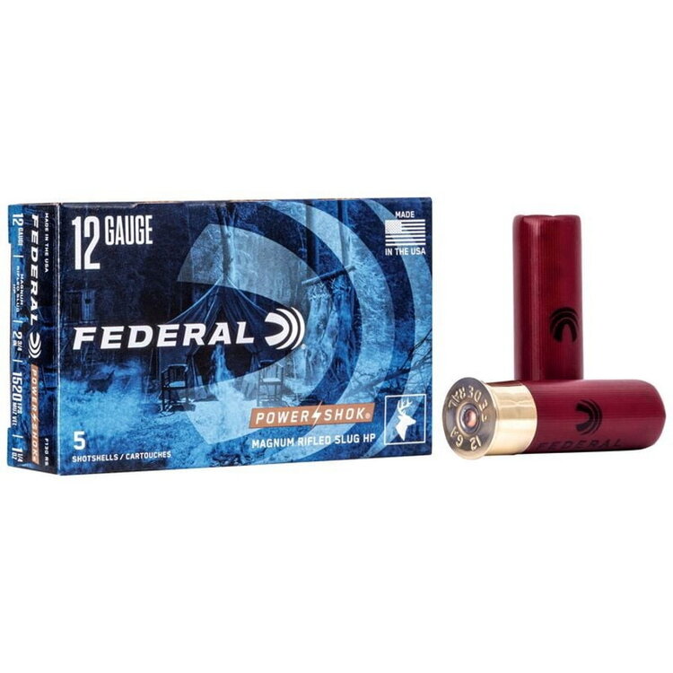 FEDERAL FEDERAL 12GA 2.75 " 1.25OZ  RIFLED SLUGS 1520FPS 5RDS