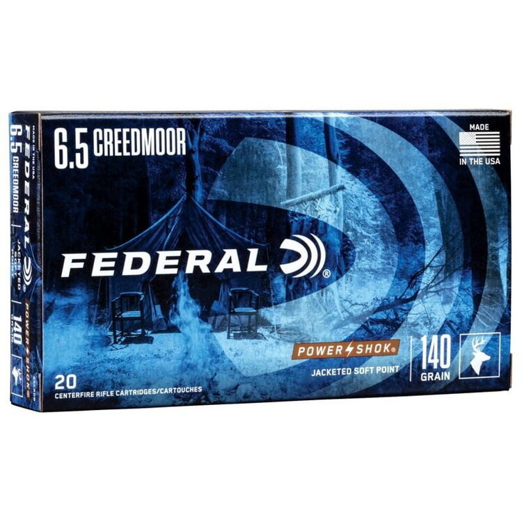 FEDERAL FEDERAL 6.5 CREED 140GR  POWER SHOK 20RDS