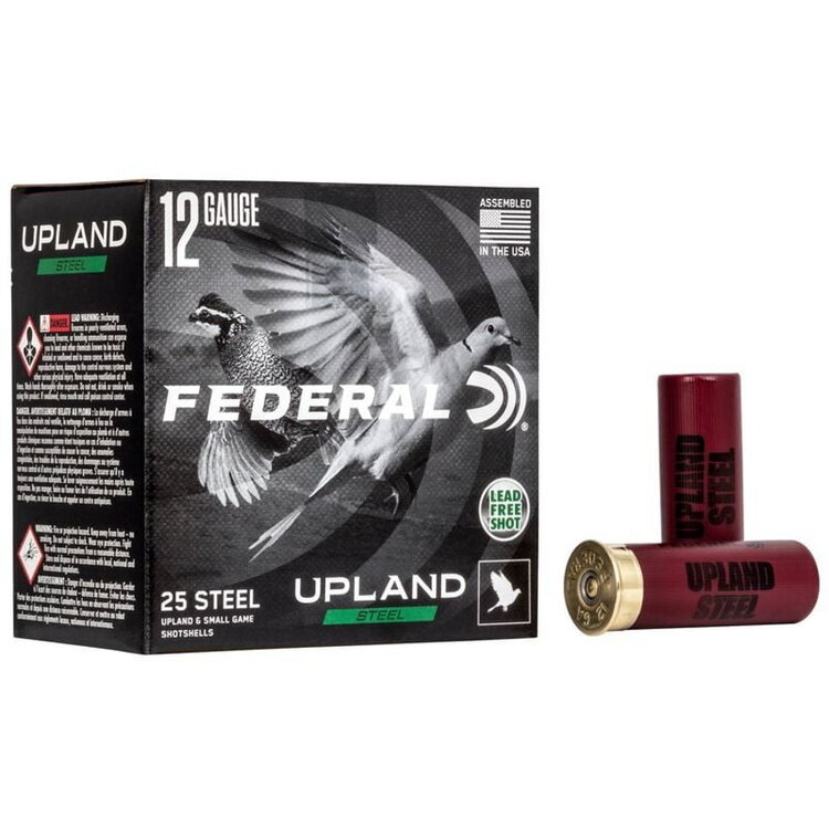 FEDERAL FEDERAL UPLAND STEEL 12GA 2.75"  1-1/8OZ  #6, 1400FPS, 25RDS