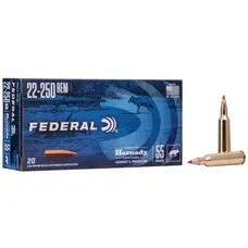 FEDERAL FEDERAL 22-250 REM 55GR V-MAX 20PK