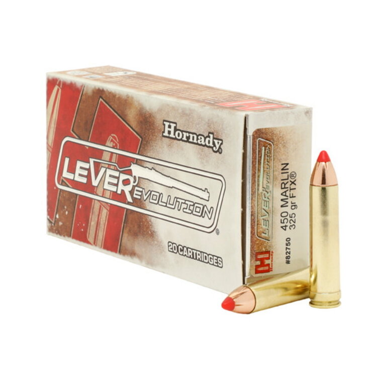HORNADY HORNADY LEVEREVOLUTION 450 MARLIN 325 GR FTX 20RDS