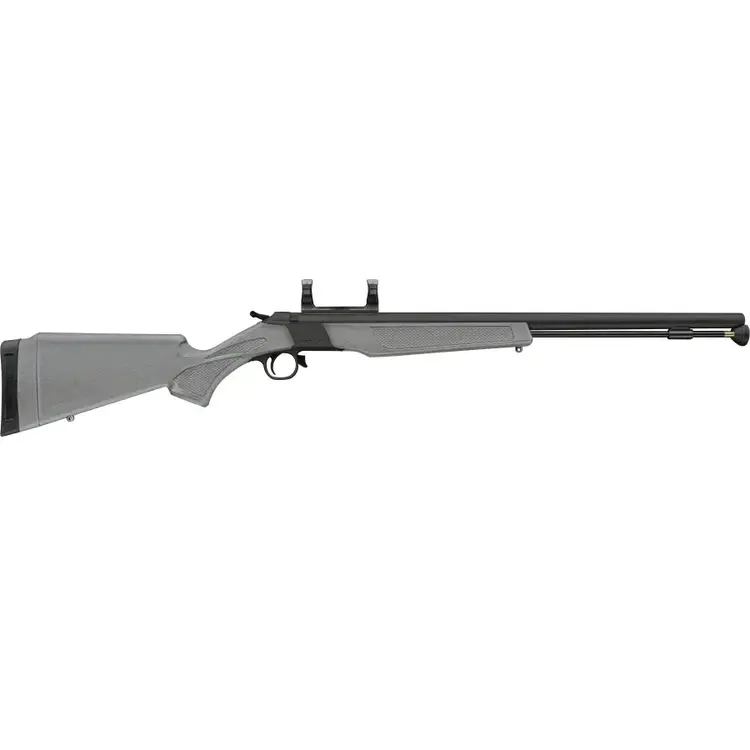 CVA WOLF V2 STEALTH GREY 50 CAL MUZZLELOADER  24" BLUED BARREL WITH 1" SCOPE MOUNT