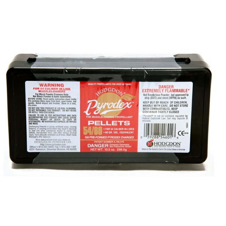 HODGDON HODGDON PYRODEX 54/60 MUZZLELOADER PELLETS