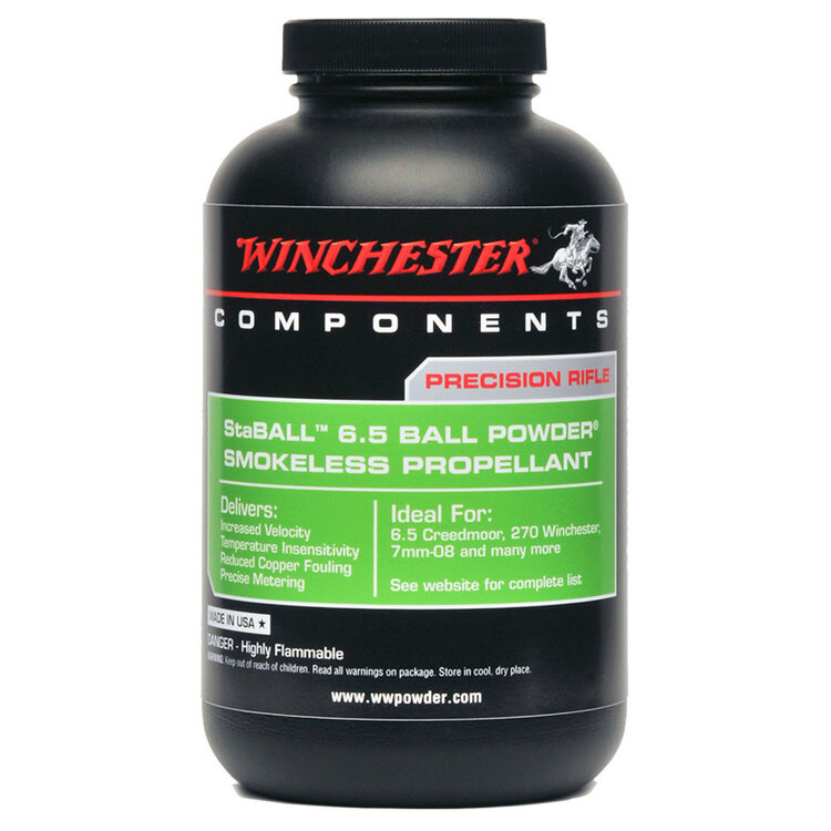 WINCHESTER  STABALL 6.5 RIFLE  POWDER 1lb