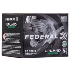 FEDERAL UPLAND STEEL 410GA 3" 3/8OZ #6 25RDS — Goble's