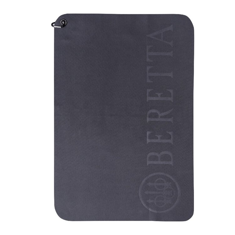 BERETTA MICROFIBER SHOOTING TOWEL EBONY W/ GROMMET