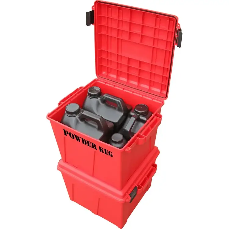 MTM CASE GARD MTM RELOADING POWDER STORAGE CONTAINER RED