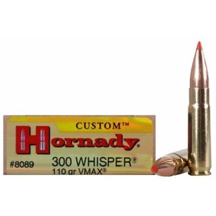 HORNADY HORNADY 300WHISPER 110GR VMAX