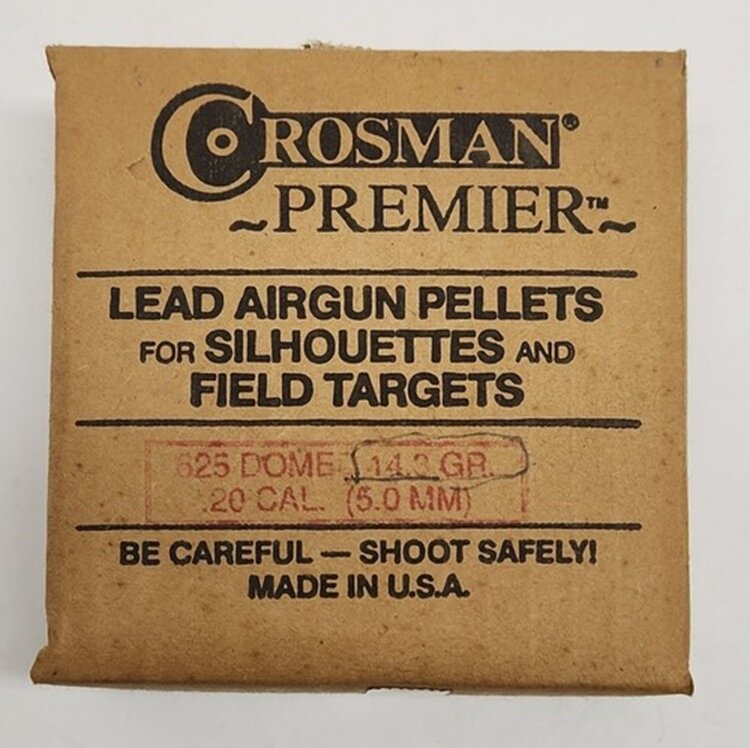 CROSMAN CROSMAN 20 CAL PELLET LEAD DOMED 14.3GR-625RNDS