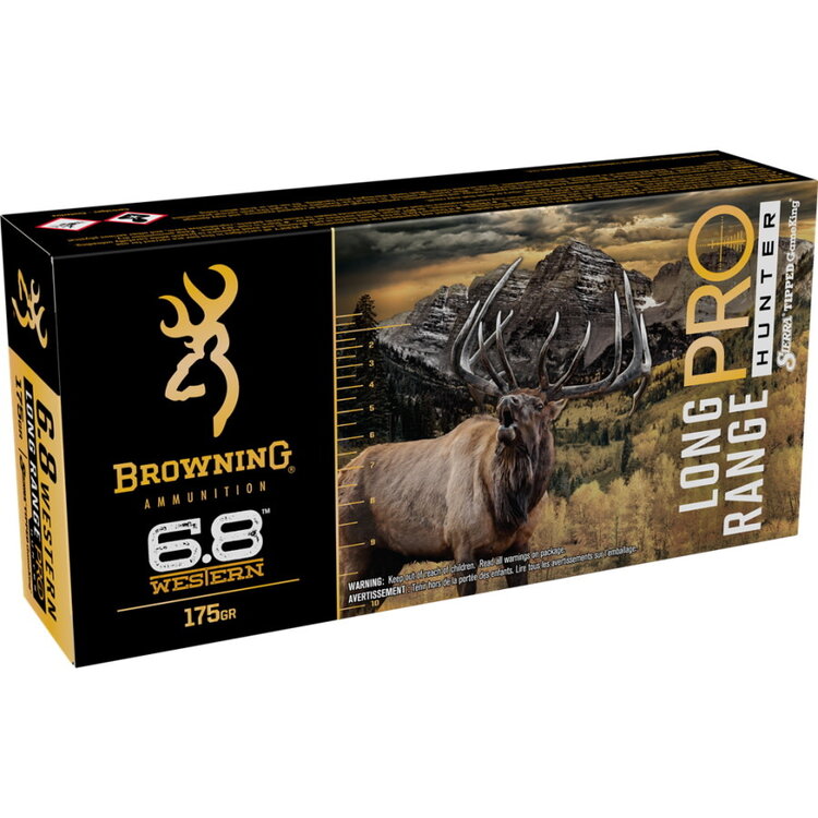 BROWNING 6.8 WESTERN 175GR TIPPED GAME KING 20RDS