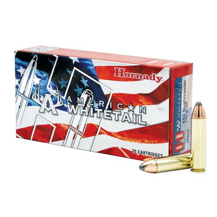 HORNADY HORNADY 450 BUSHMASTER 245GR INTERLOCK AMERICAN WHITETAIL