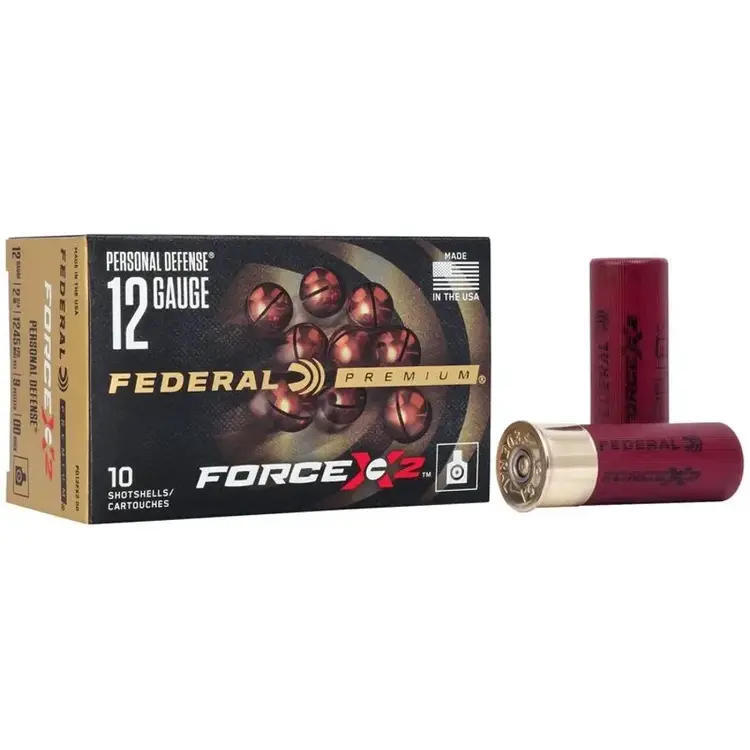 FEDERAL FEDERAL FORCE X2 BUCKSHOT 12 GA 2.75" 9 PELLETS 00-BUCK 10RDS