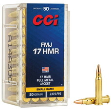 CCI CCI 17 HMR  20GR FMJ 2375FPS 50RDS