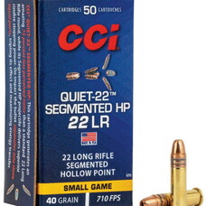 CCI CCI QUIET-22 22LR SEG HP 40GR 710FPS 50RDS