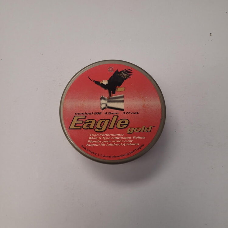 EAGLE EAGLE GOLD  MATCH LEAD 4.5MM . 177 PELLET  500PK