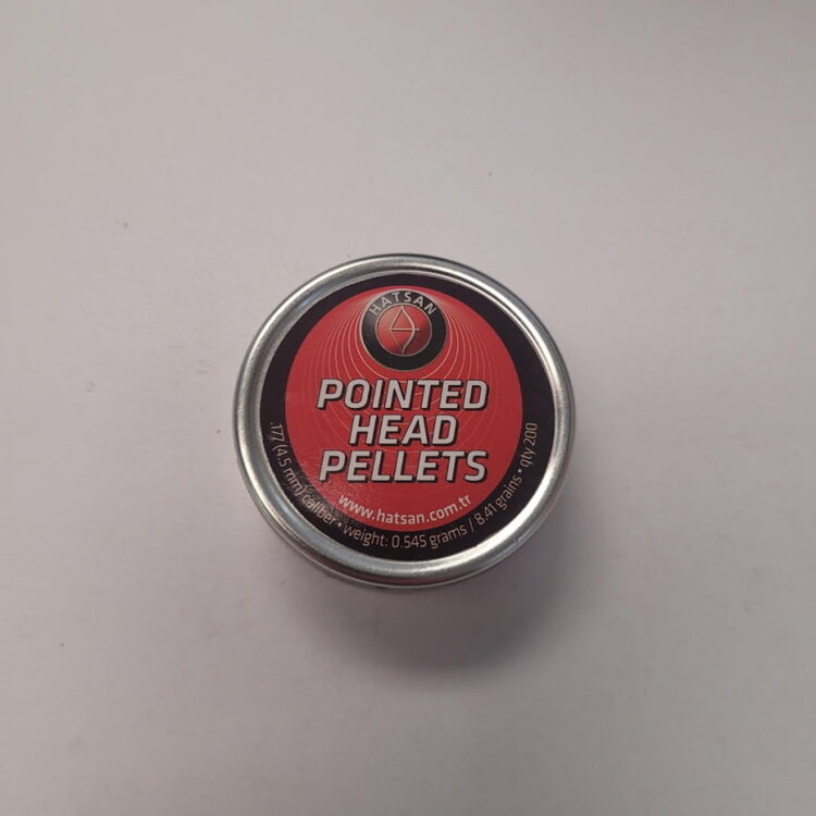 HATSAN POINTED HEAD .177 PELLET 200PK