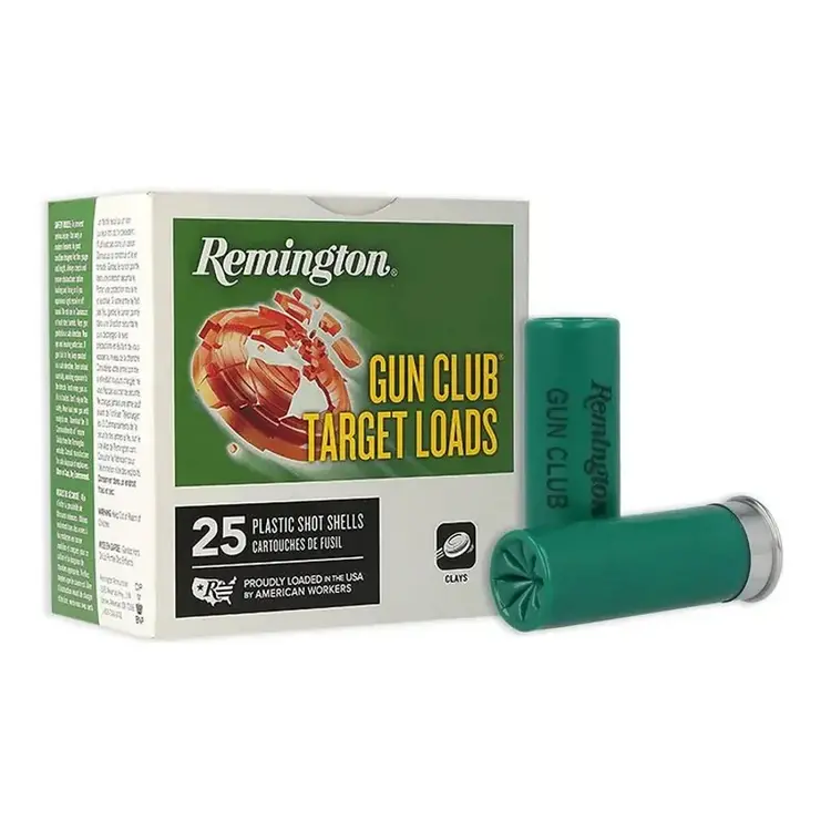 REMINGTON GUN CLUB  12GA 3 DRAM  1-1/8OZ  #7.5 1200FPS 25RDS