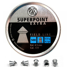 RWS RWS SUPER POINT EXTRA .177 PELLETS 500RDS