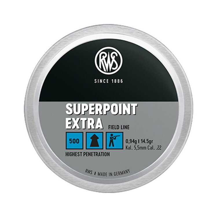 RWS RWS SUPERPOINT EXTRA  .22 PELLET 500RDS