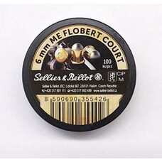 SELLIER & BELLOT S&B FLOBERT 6MM ME / 22 CAL  BB CAPS (ROUND NOSE) 100rds