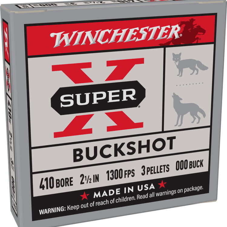 WINCHESTER SUPER-X 410GA  2-1/2" 000 BUCK 5RDS