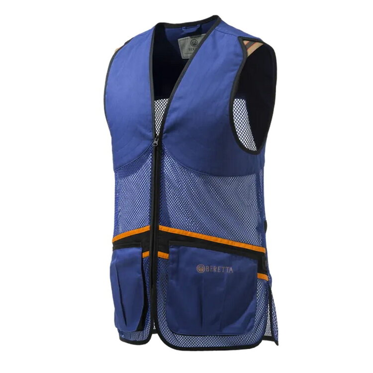 BERETTA FULL MESH SHOOTING VEST BLUE