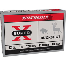 WINCHESTER SUPER X  12GA 3" 00 BUCK 15 PELLETS 1210FPS 5RDS