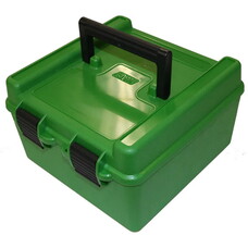 MTM CASE GARD MTM MAGNUM RIFLE FLIP TOP DELUXE AMMO BOX 100RDS GREEN